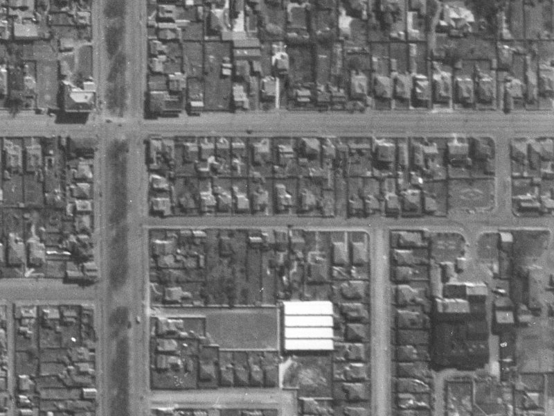 19 Essex Street from the air, 1940-1944