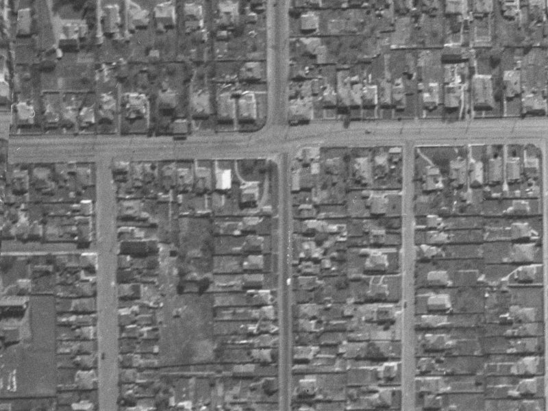 36 Stanmore Road from the air, 1940-1944