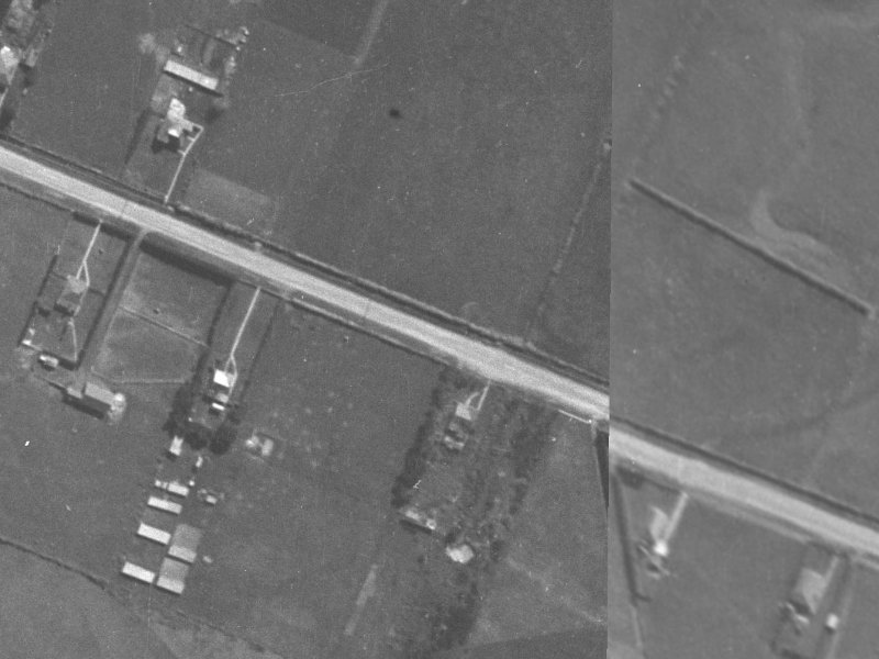46 Buchanans Road from the air, 1940-1944