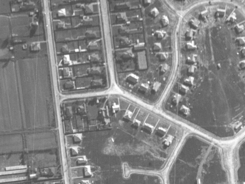 158A Peverel Street from the air, 1940-1944