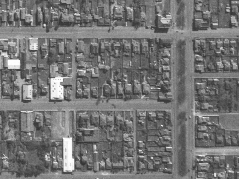 243 Lichfield Street from the air, 1940-1944