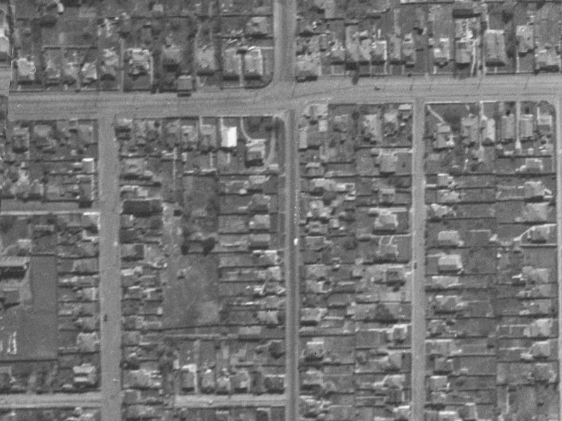Stanmore Road from the air, 1940-1944