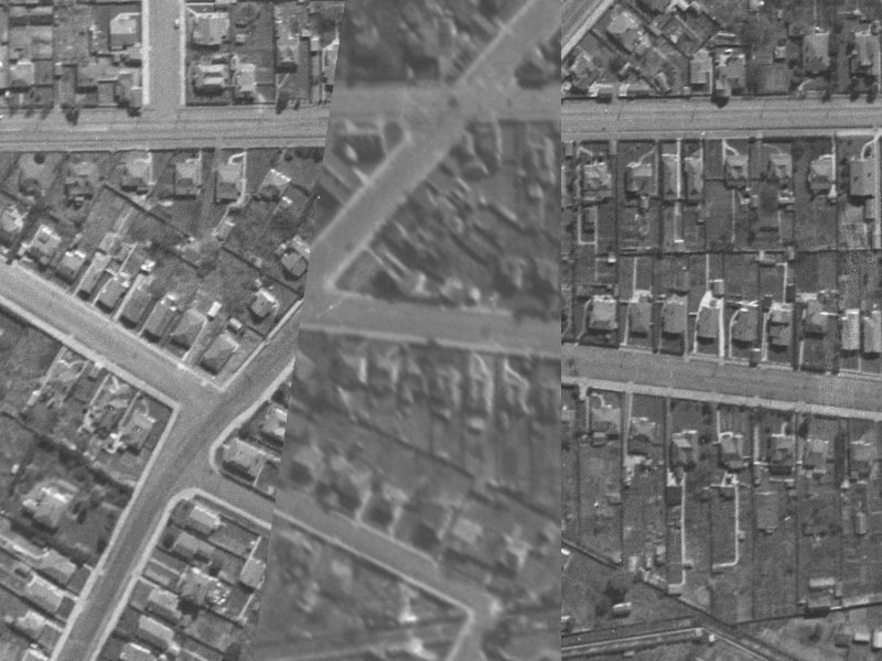 12A Wellington Street from the air, 1940-1944