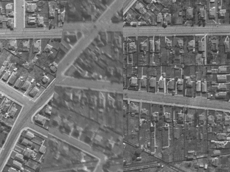 19 Wellington Street from the air, 1940-1944