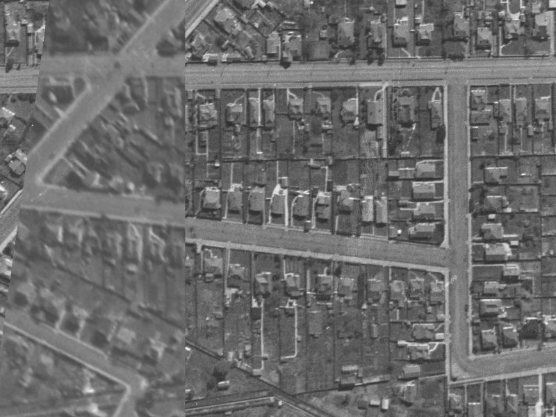 35 Wellington Street from the air, 1940-1944