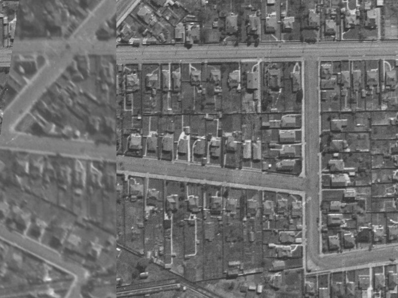 37 Wellington Street from the air, 1940-1944