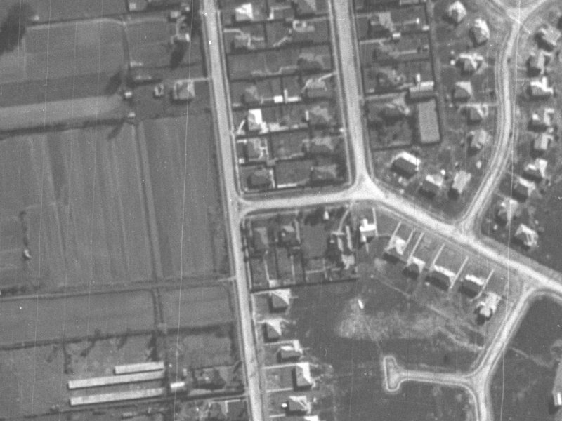 165A Peverel Street from the air, 1940-1944