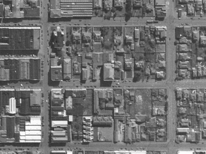 181 Lichfield Street from the air, 1940-1944