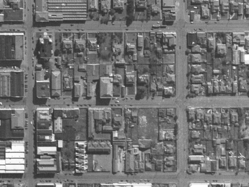 173 Lichfield Street from the air, 1940-1944