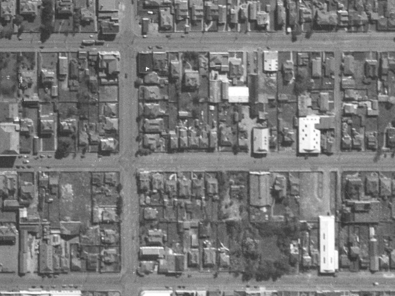 201 Lichfield Street from the air, 1940-1944