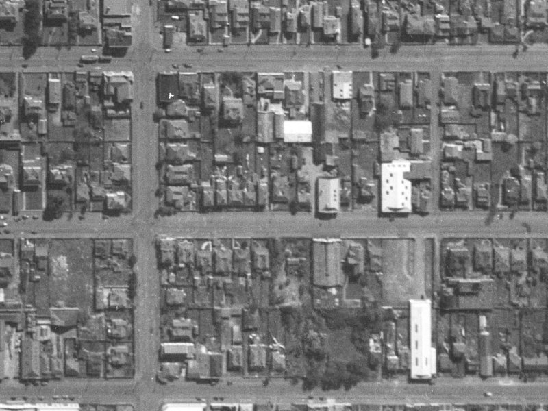 205 Lichfield Street from the air, 1940-1944