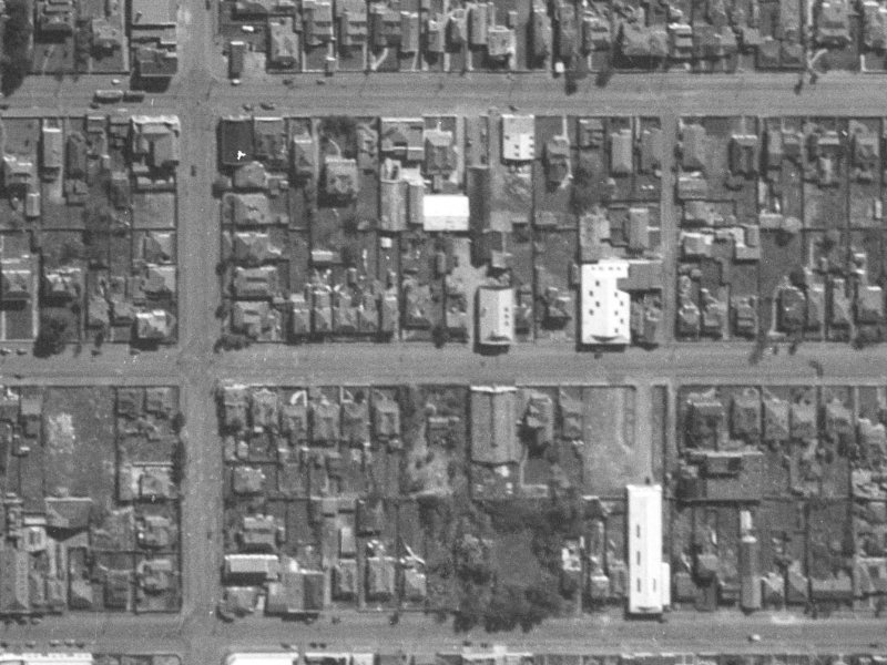 209 Lichfield Street from the air, 1940-1944