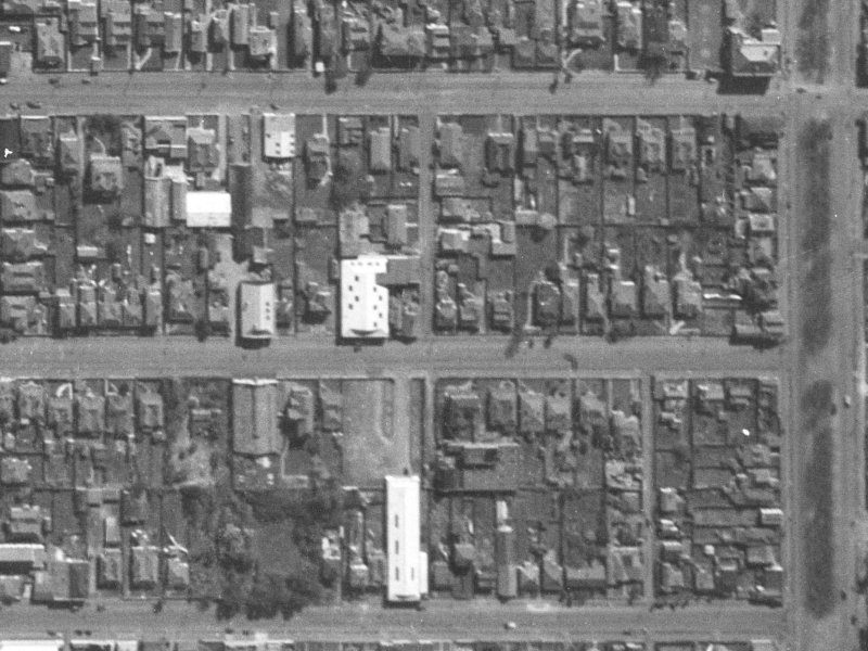 229 Lichfield Street from the air, 1940-1944