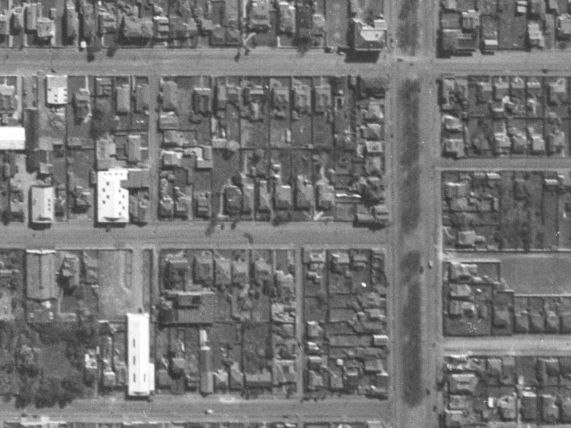 245 Lichfield Street from the air, 1940-1944