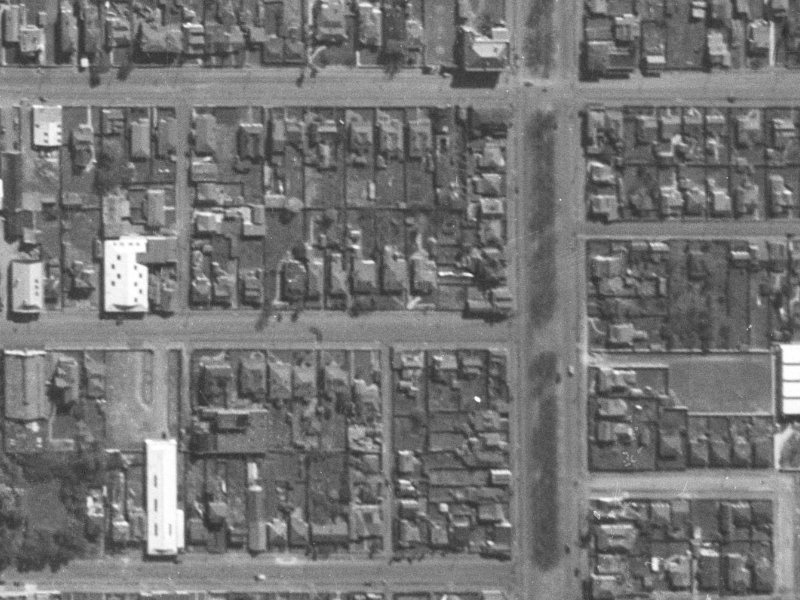 251 Lichfield Street from the air, 1940-1944