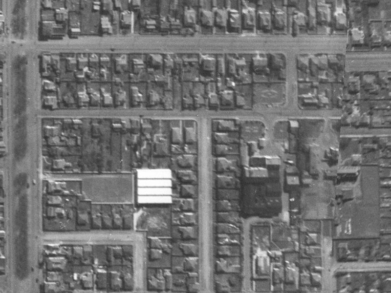 28 Essex Street from the air, 1940-1944