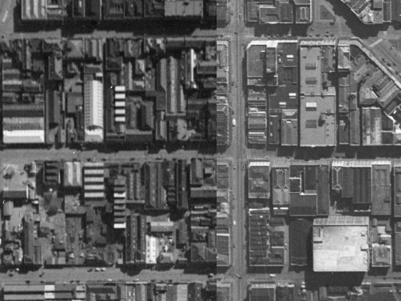 49 Lichfield Street from the air, 1940-1944
