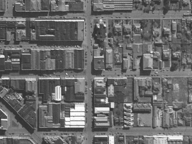 168R Lichfield Street from the air, 1940-1944