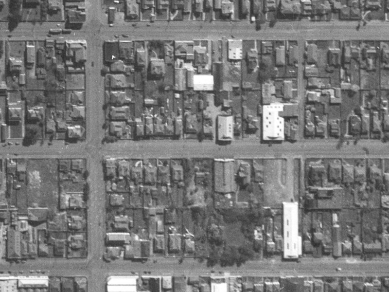 220/224 Lichfield Street from the air, 1940-1944