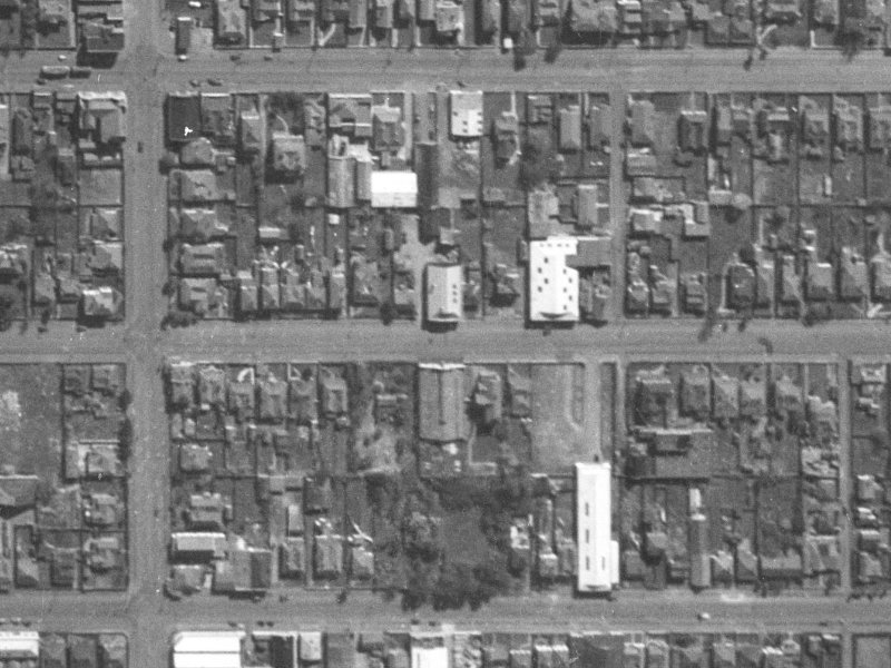 230 Lichfield Street from the air, 1940-1944