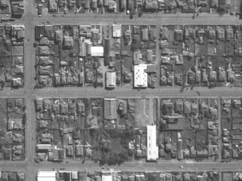 217 Lichfield Street from the air, 1940-1944