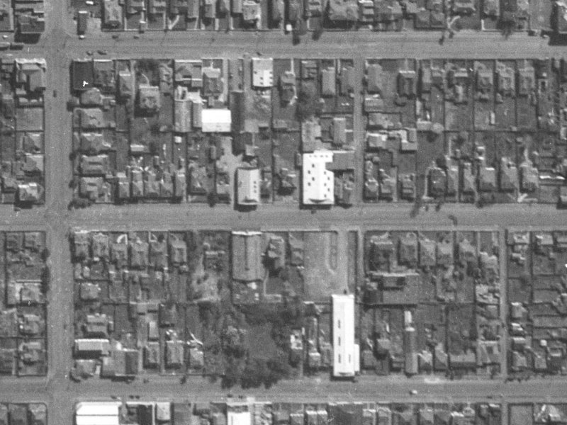 219 Lichfield Street from the air, 1940-1944