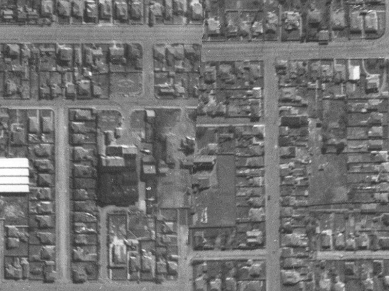 28 Saxon Street from the air, 1940-1944