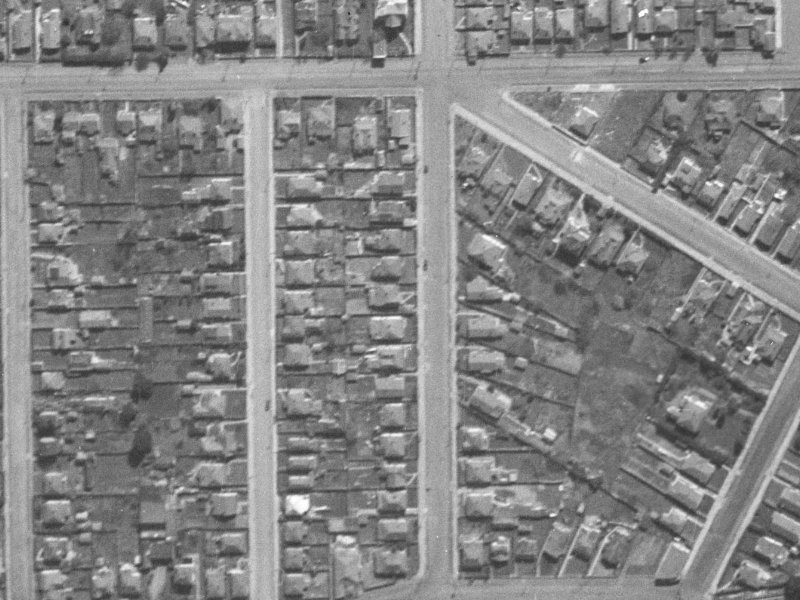 21 England Street from the air, 1940-1944