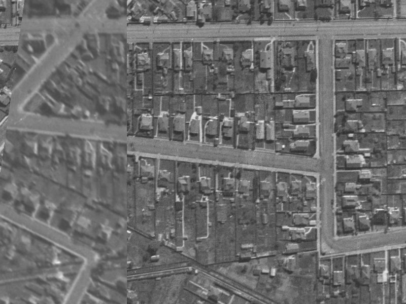 38 Wellington Street from the air, 1940-1944