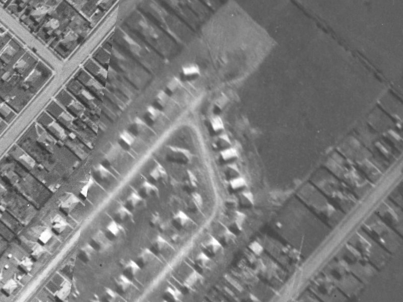 23 Thomas Street from the air, 1940-1944