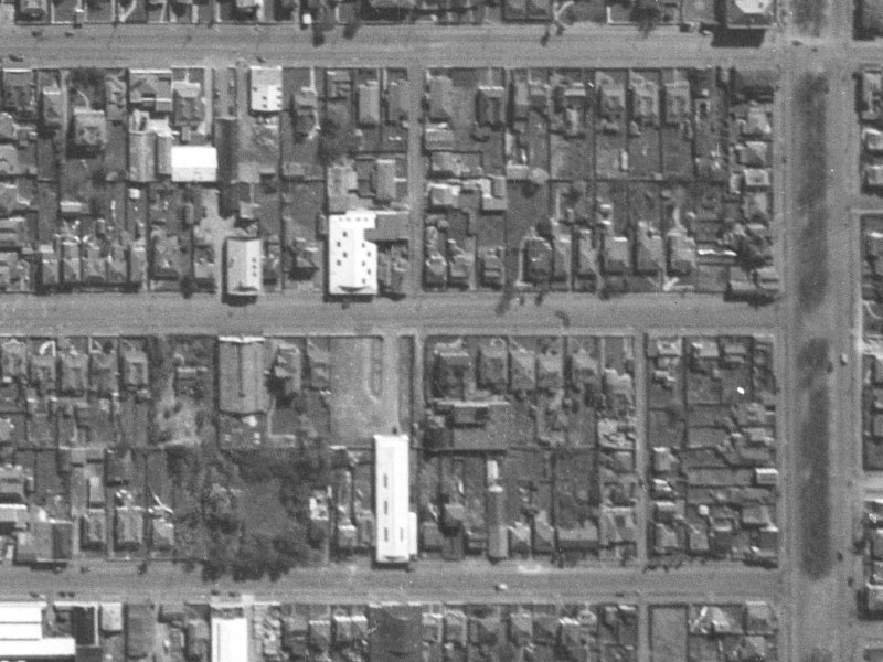 248 Lichfield Street from the air, 1940-1944