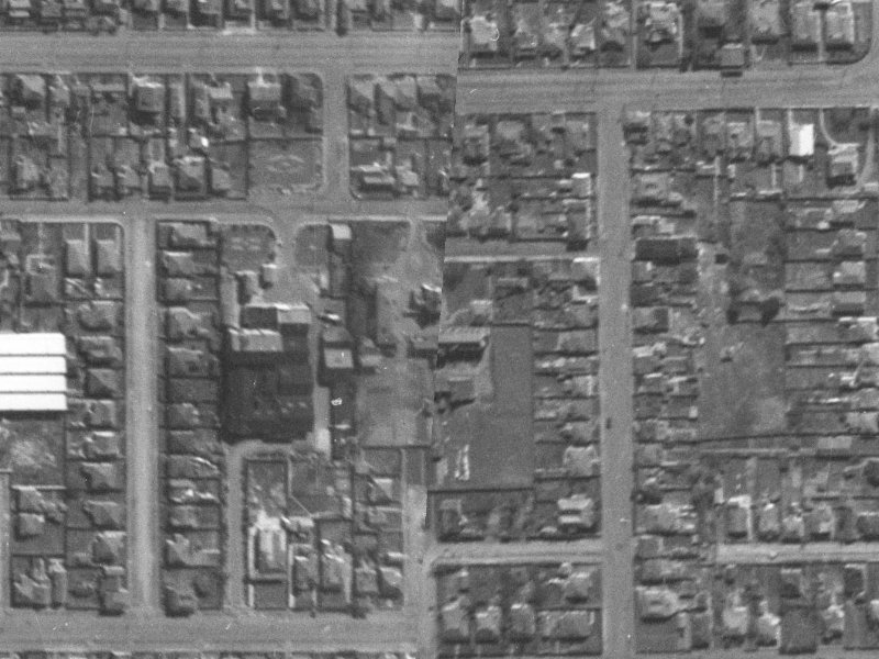 21 Saxon Street from the air, 1940-1944