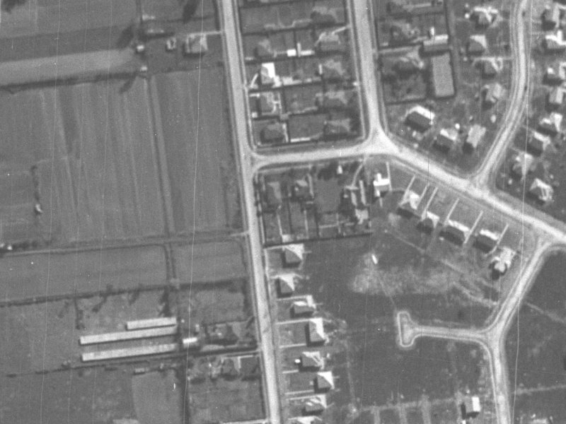 167 Peverel Street from the air, 1940-1944