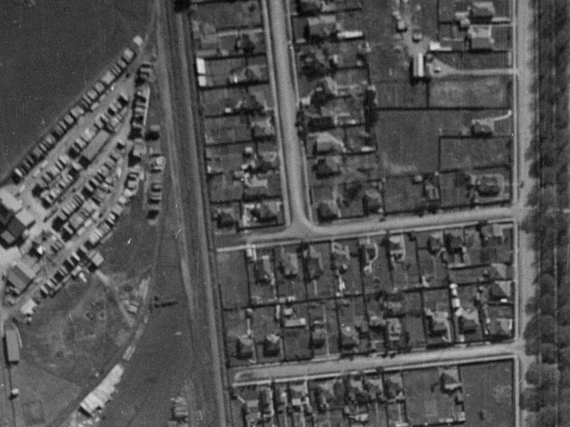 22 Brockworth Place from the air, 1940-1944
