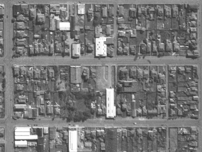 240 Lichfield Street from the air, 1940-1944