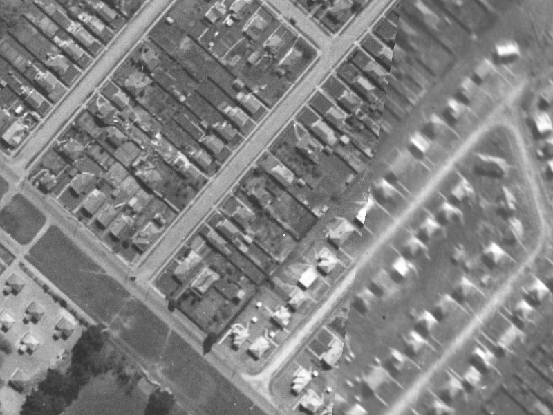 14 Chelsea Street from the air, 1940-1944