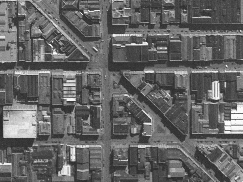 211 High Street from the air, 1940-1944