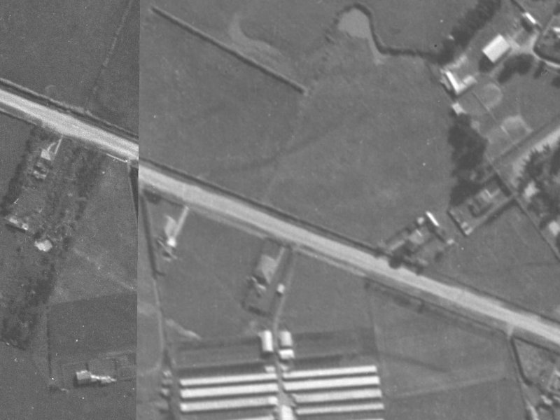 22 Buchanans Road from the air, 1940-1944