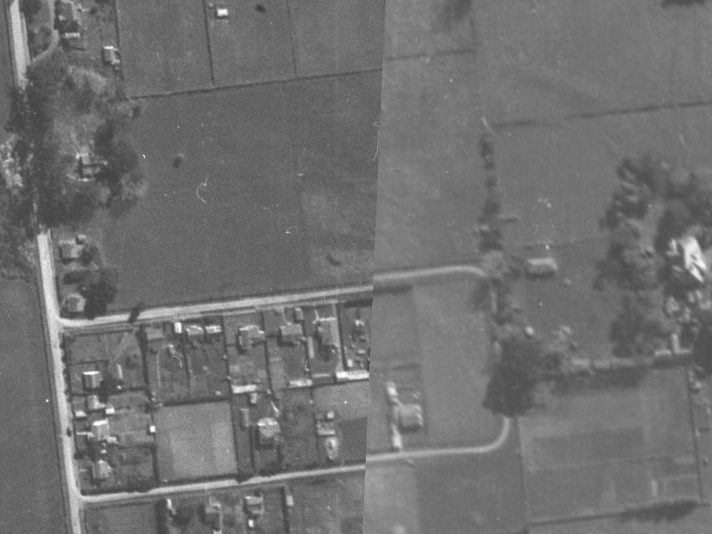 21 Owens Terrace from the air, 1940-1944