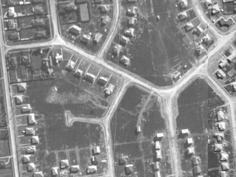 72 Centennial Avenue from the air, 1940-1944