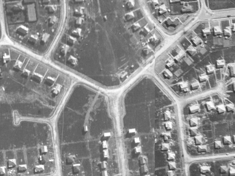 29A Tika Street from the air, 1940-1944