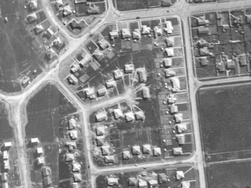 7 Huia Street from the air, 1940-1944
