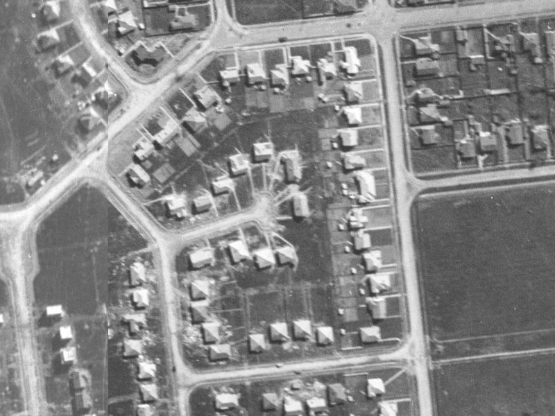 3 Huia Street from the air, 1940-1944