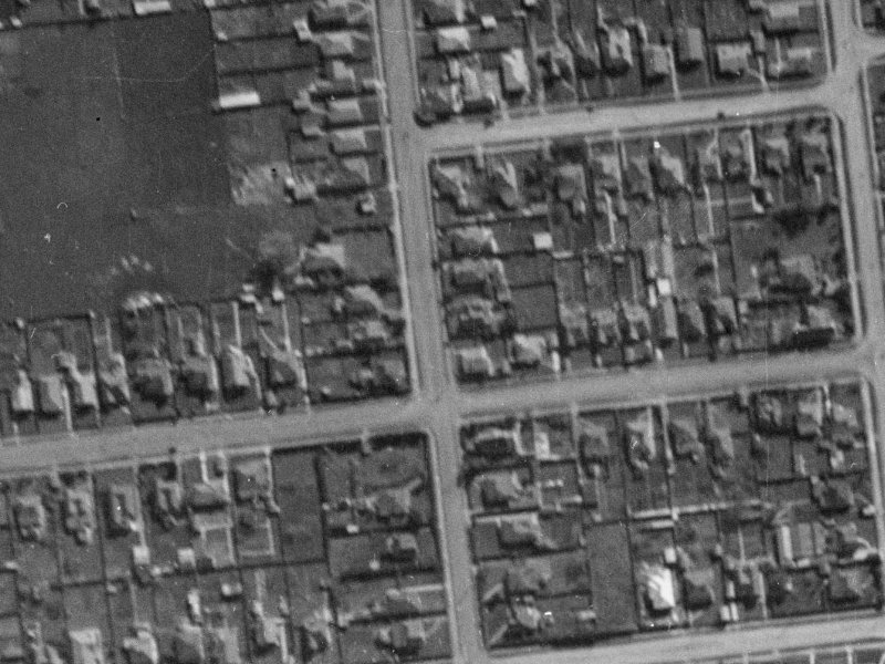 136 Clarence Street from the air, 1940-1944