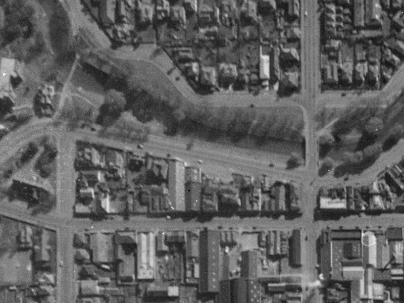 23 Oxford Terrace from the air, 1940-1944