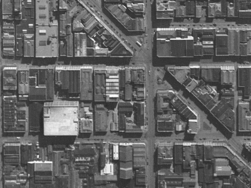 147A Manchester Street from the air, 1940-1944