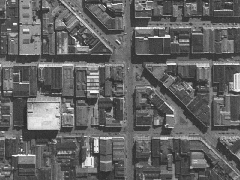 141A Manchester Street from the air, 1940-1944