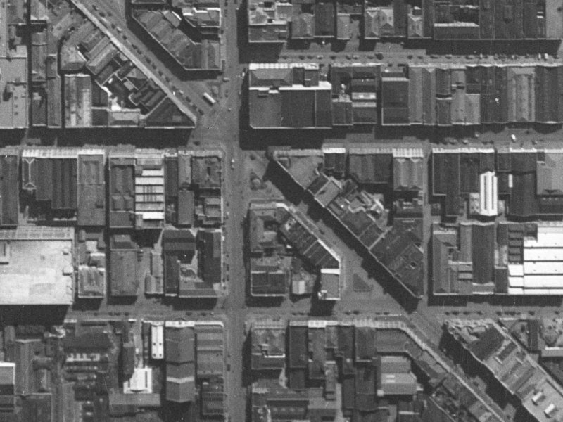 209 High Street from the air, 1940-1944