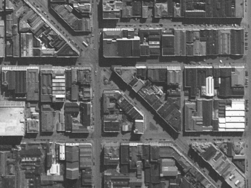 174 High Street from the air, 1940-1944