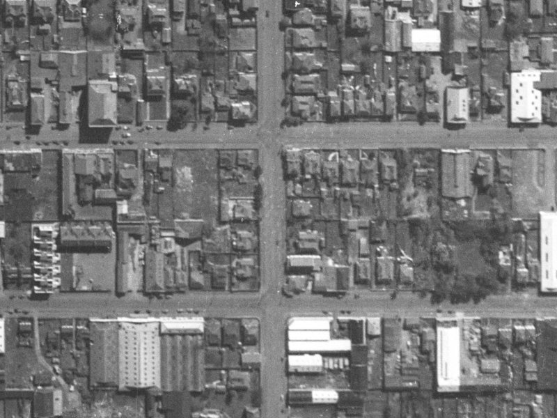 212 Barbadoes Street from the air, 1940-1944